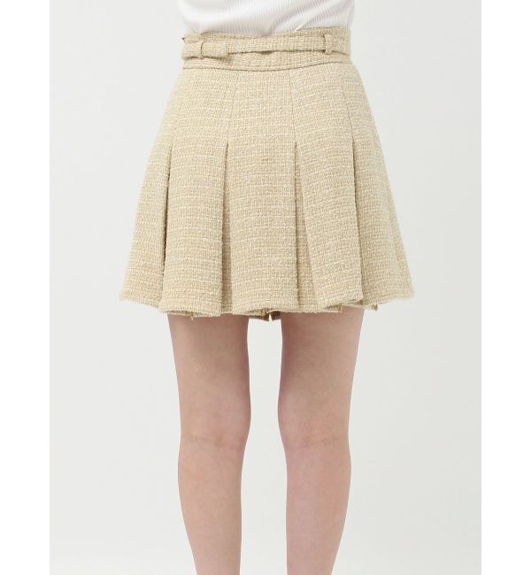 RESEXXY「ツイードプリーツミニスカート【セットアップ着用可能】」|スカート|