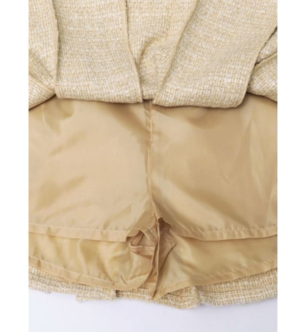 RESEXXY「ツイードプリーツミニスカート【セットアップ着用可能】」|スカート|