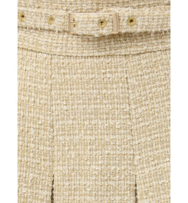 RESEXXY「ツイードプリーツミニスカート【セットアップ着用可能】」|スカート|