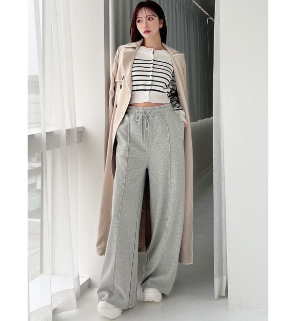 RESEXXY「パイピングデザインロングコート」|トレンチコート|