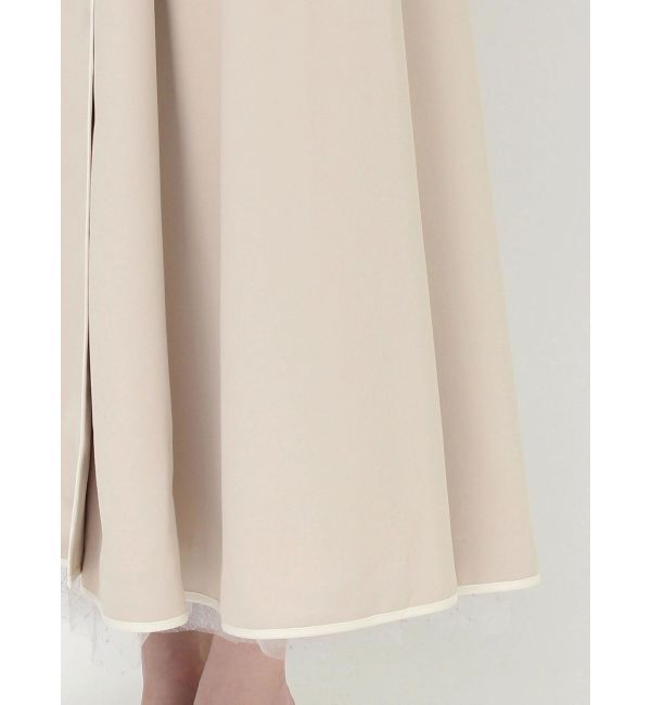 RESEXXY「パイピングデザインロングコート」|トレンチコート|