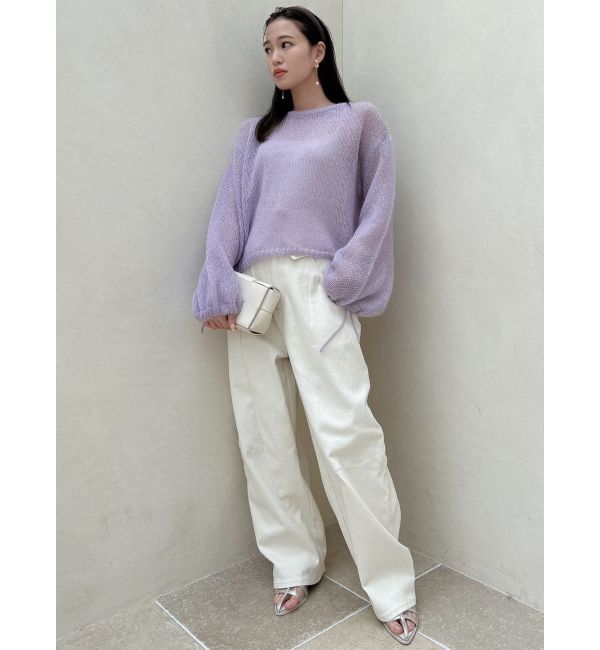 dazzlin「【CanCamタイアップ】カーブラインデニムパンツ」|デニム|