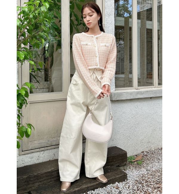 dazzlin「【CanCamタイアップ】カーブラインデニムパンツ」|デニム|