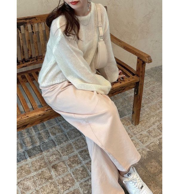 dazzlin「【CanCamタイアップ】カーブラインデニムパンツ」|デニム|