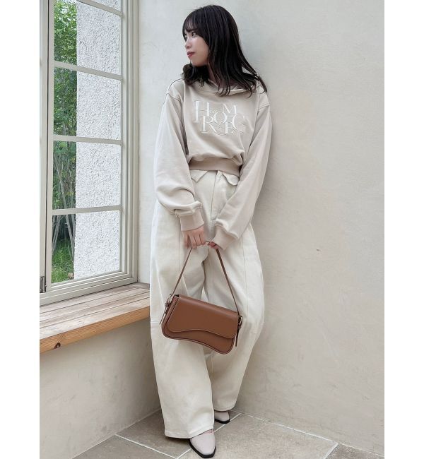 dazzlin「【CanCamタイアップ】カーブラインデニムパンツ」|デニム|