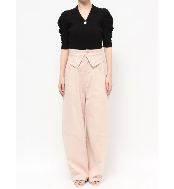 dazzlin「【CanCamタイアップ】カーブラインデニムパンツ」|デニム|