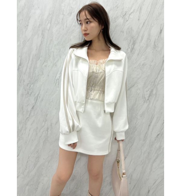 dazzlin「サイドラインミニスカート」|スカート|