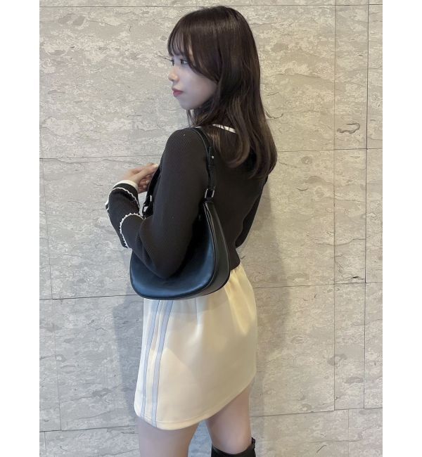 dazzlin「サイドラインミニスカート」|スカート|