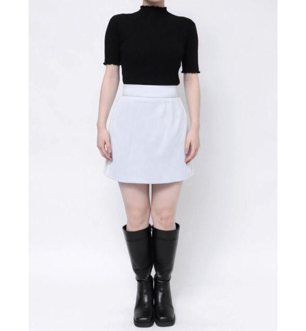 dazzlin「サイドラインミニスカート」|スカート|