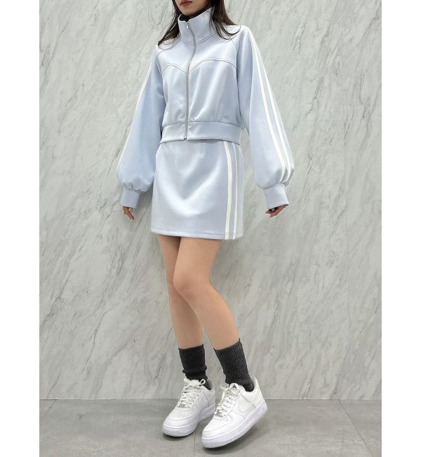 dazzlin「サイドラインミニスカート」|スカート|