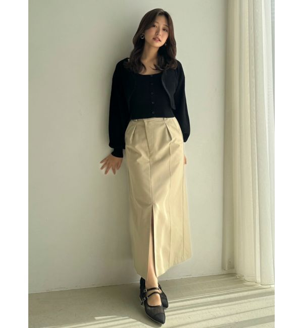 dazzlin「スラックスライクスカート」|スカート|