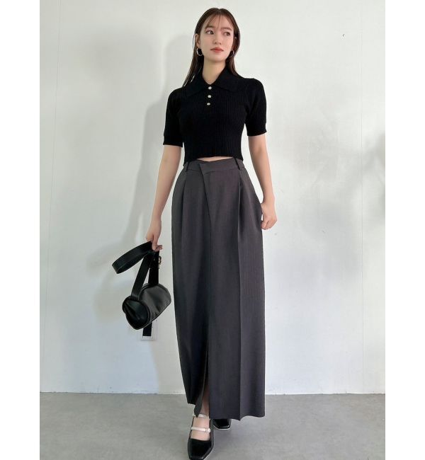 dazzlin「スラックスライクスカート」|スカート|
