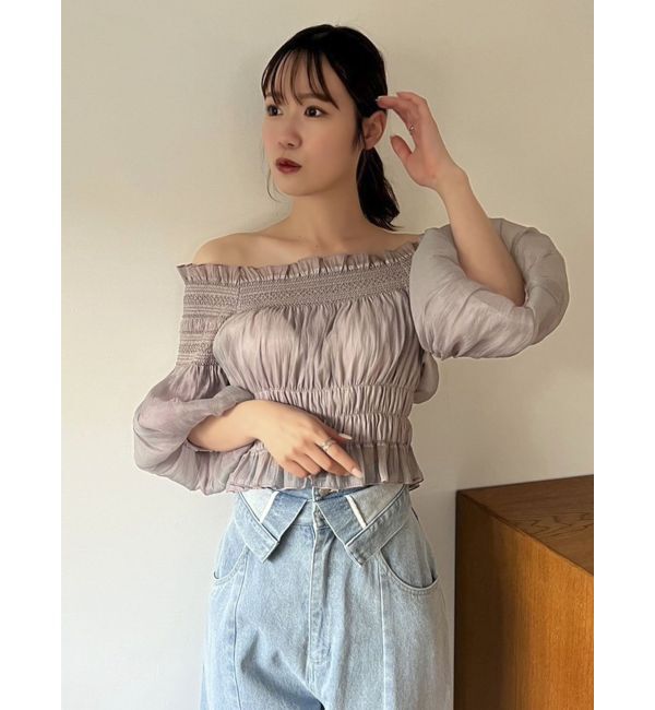 dazzlin「オフショルフェミニックトップス」|シャツ・ブラウス|