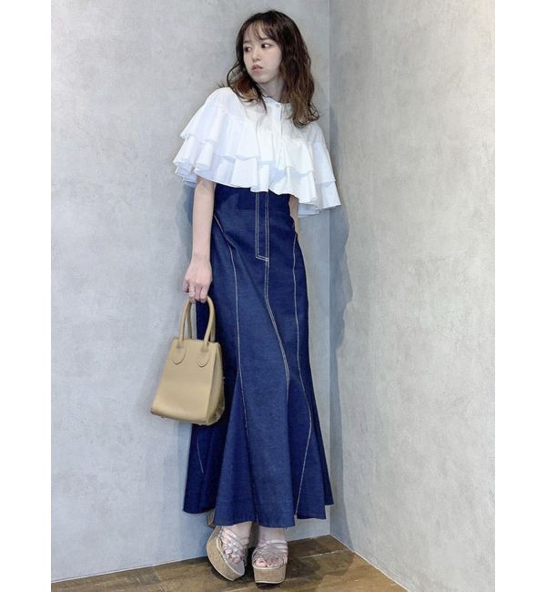 dazzlin「ステッチラインマーメイドスカート」|スカート|