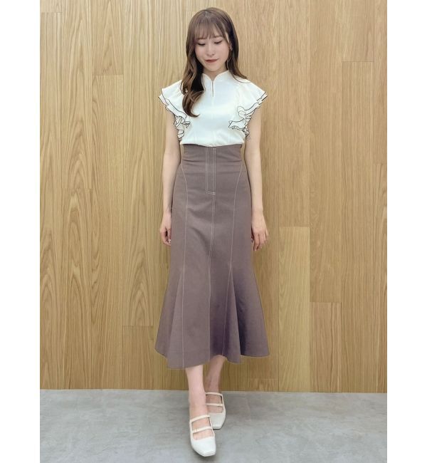 dazzlin「ステッチラインマーメイドスカート」|スカート|