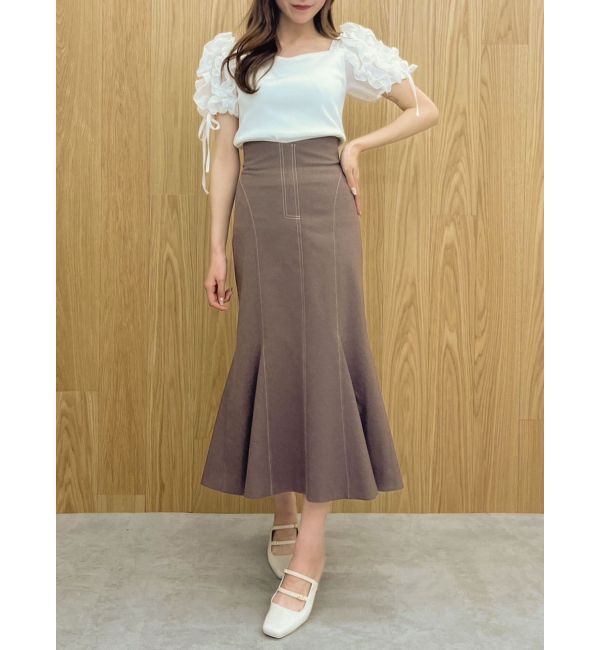 dazzlin「ステッチラインマーメイドスカート」|スカート|