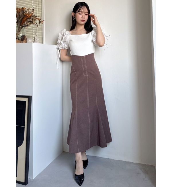 dazzlin「ステッチラインマーメイドスカート」|スカート|