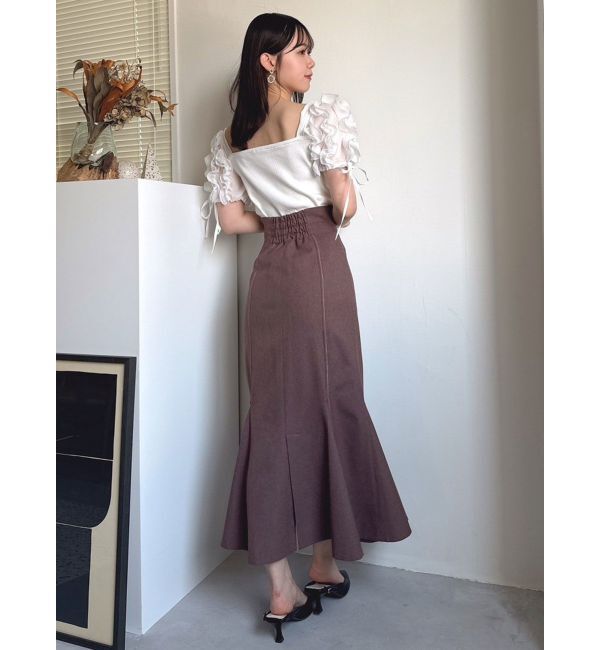 dazzlin「ステッチラインマーメイドスカート」|スカート|