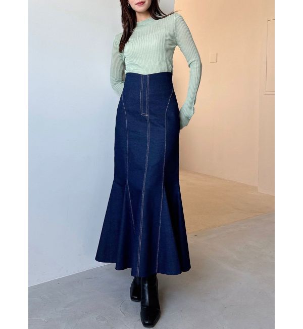 dazzlin「ステッチラインマーメイドスカート」|スカート|