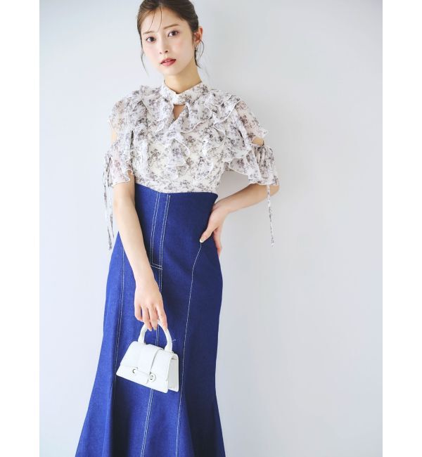 dazzlin「ステッチラインマーメイドスカート」|スカート|