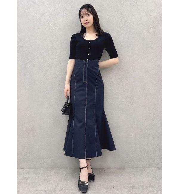 dazzlin「ステッチラインマーメイドスカート」|スカート|