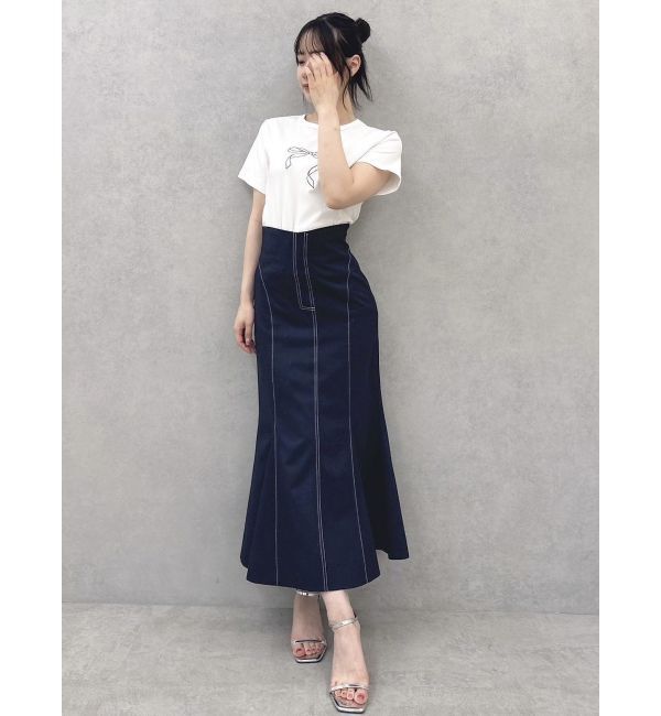 dazzlin「ステッチラインマーメイドスカート」|スカート|