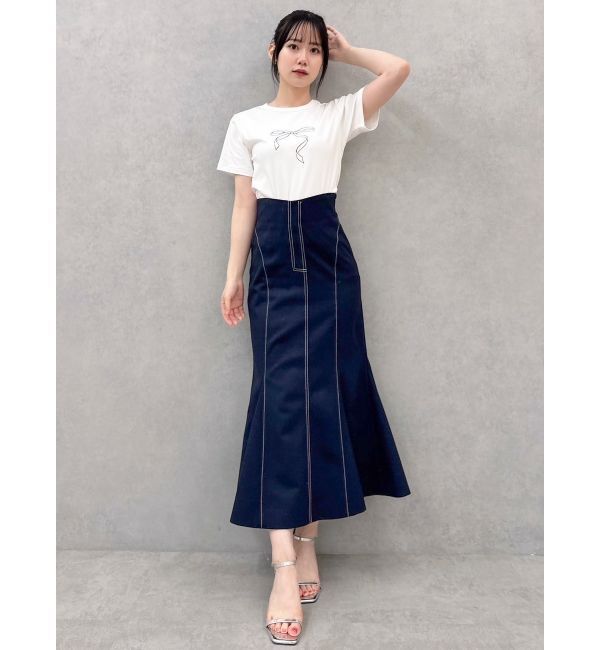 dazzlin「ステッチラインマーメイドスカート」|スカート|