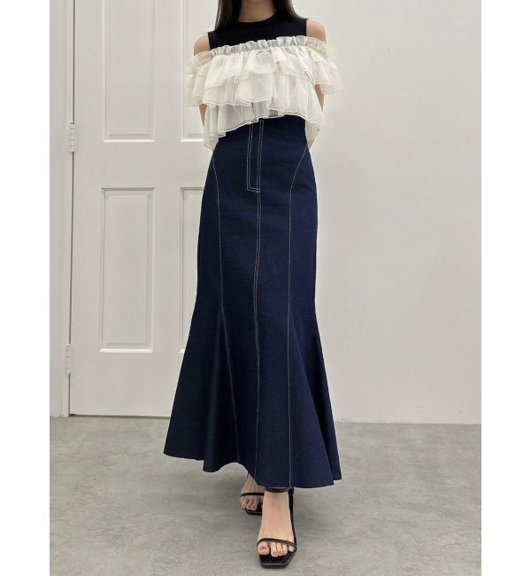 dazzlin「ステッチラインマーメイドスカート」|スカート|