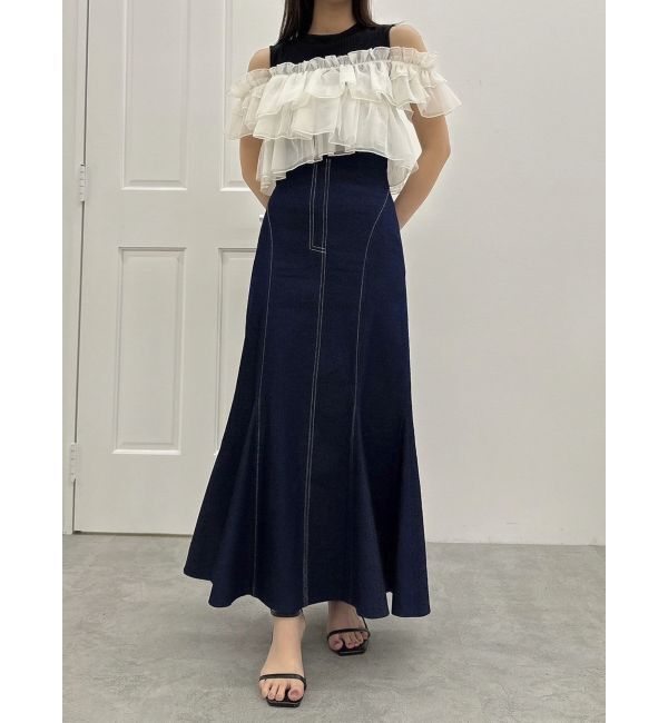 dazzlin「ステッチラインマーメイドスカート」|スカート|