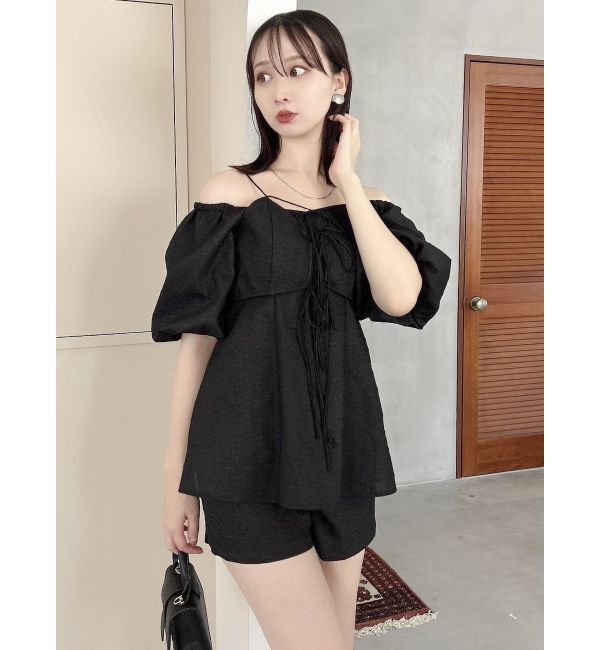 dazzlin「【SETUP】コンパクトジャカードショートパンツ※セットアップ対応」|その他|