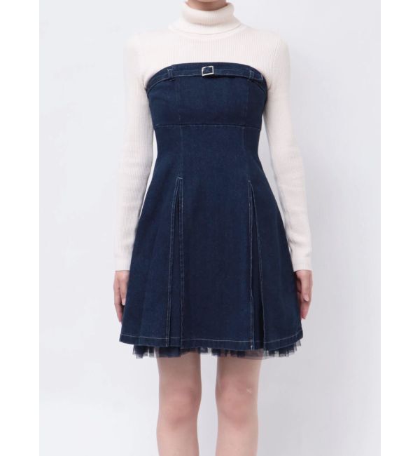 dazzlin「【SETUP】ヘムチュールベルトキャミワンピース※セットアップ対応」|ワンピース|