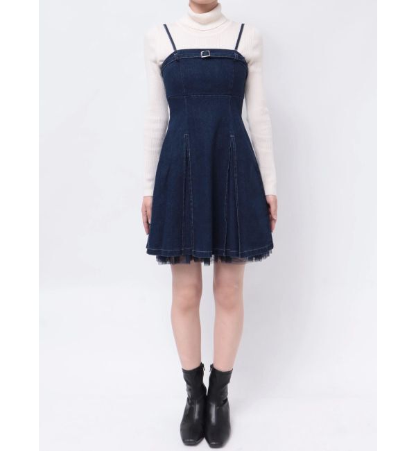 dazzlin「【SETUP】ヘムチュールベルトキャミワンピース※セットアップ対応」|ワンピース|