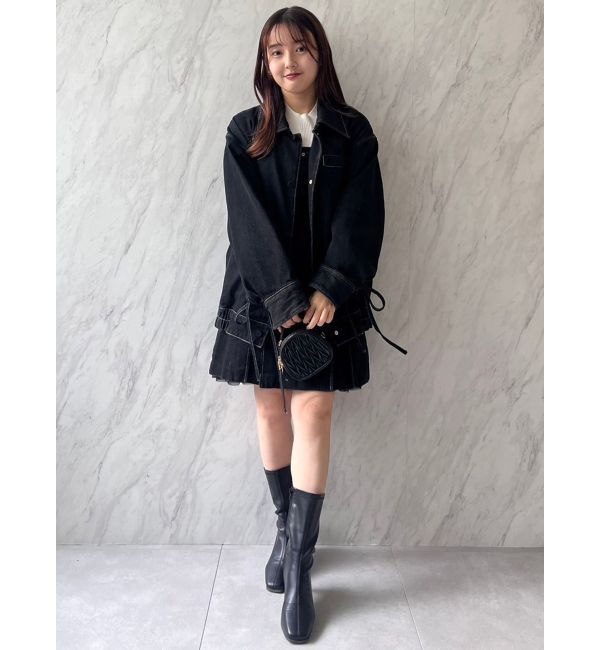 dazzlin「ヘムチュールベルトキャミワンピース」|ワンピース|