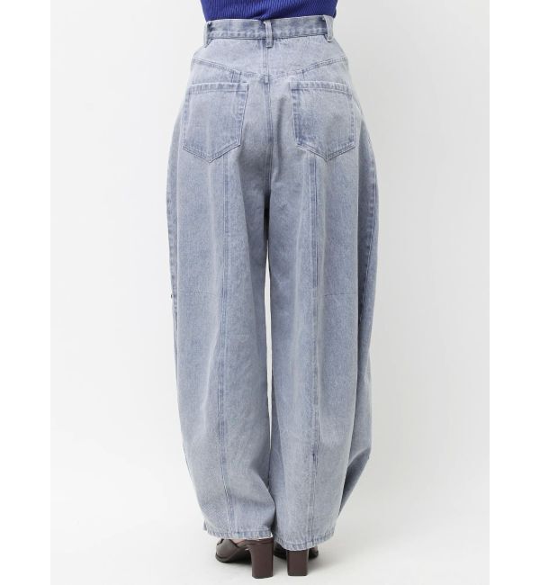 dazzlin「カーブタックデニムパンツ」|デニム|