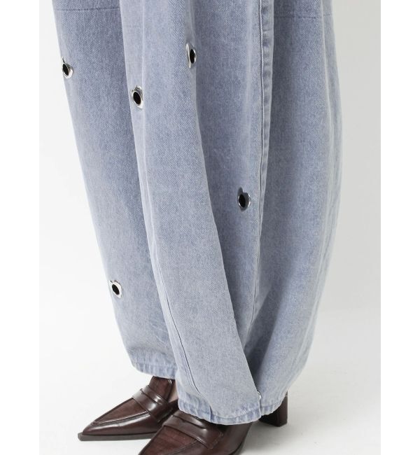 dazzlin「カーブタックデニムパンツ」|デニム|