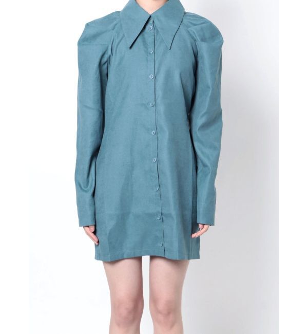 EMODA「ビッグカラーシャツワンピース」|ワンピース|