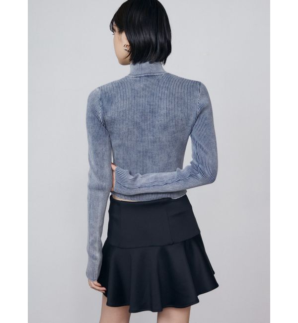 EMODA「ウォッシュリブジップニット」|ニット・セーター|