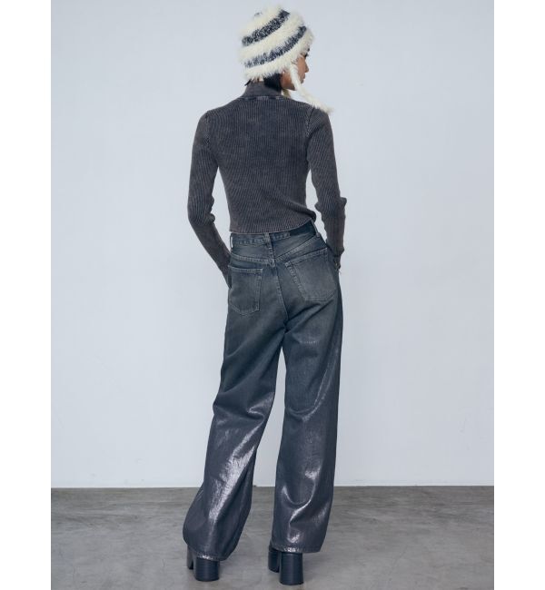 EMODA「ウォッシュリブジップニット」|ニット・セーター|