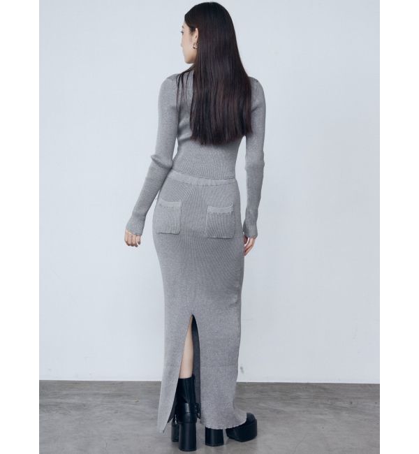 EMODA「ウォッシュリブジップニット」|ニット・セーター|