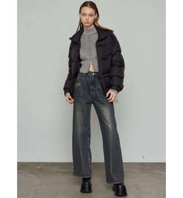 EMODA「ウォッシュリブジップニット」|ニット・セーター|