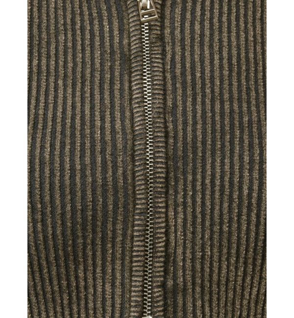 EMODA「ウォッシュリブジップニット」|ニット・セーター|