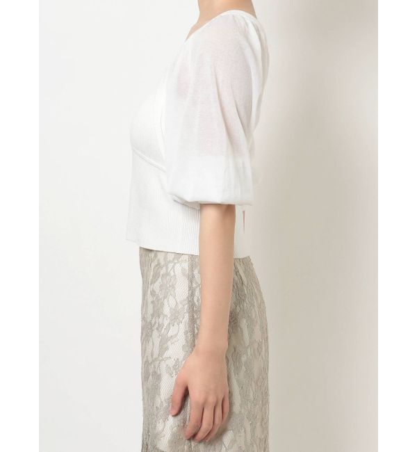 MERCURYDUO「シアースリーブ2WAYニット」|ニット・セーター|