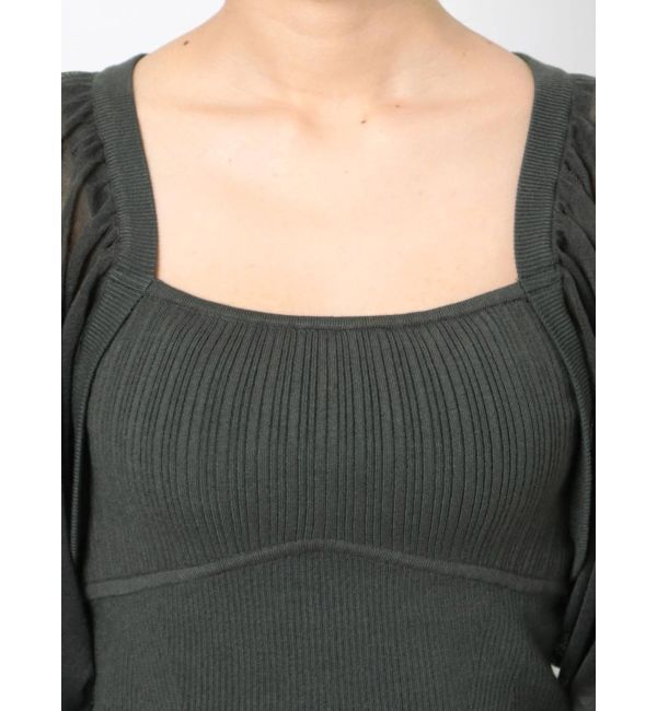 MERCURYDUO「シアースリーブ2WAYニット」|ニット・セーター|