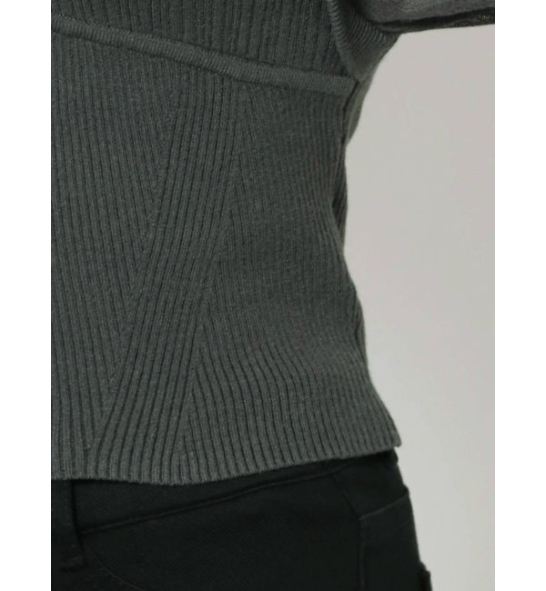 MERCURYDUO「シアースリーブ2WAYニット」|ニット・セーター|