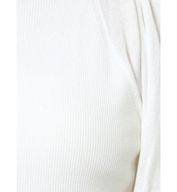 MERCURYDUO「ドレープオープンショルダーバックリボンニット」|ニット・セーター|