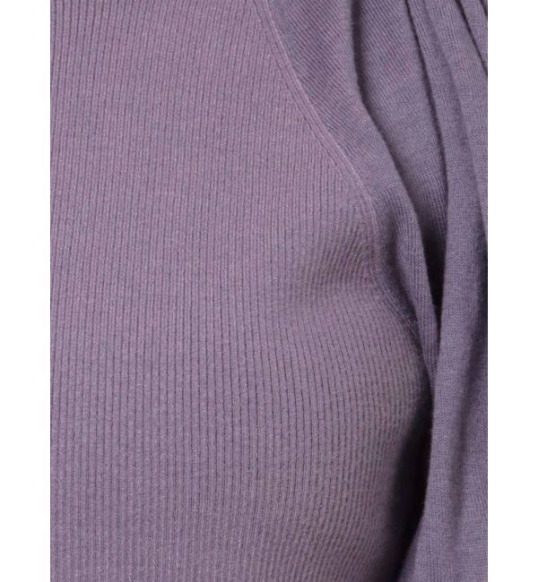 MERCURYDUO「ドレープオープンショルダーバックリボンニット」|ニット・セーター|
