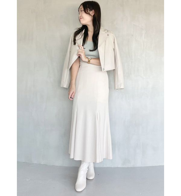 MERCURYDUO「2WAYラッフルコンパクトニット」|ニット・セーター|