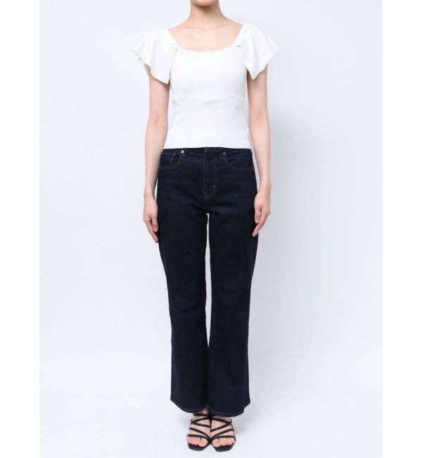 MERCURYDUO「2WAYラッフルコンパクトニット」|ニット・セーター|