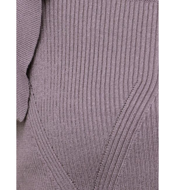 MERCURYDUO「2WAYラッフルコンパクトニット」|ニット・セーター|