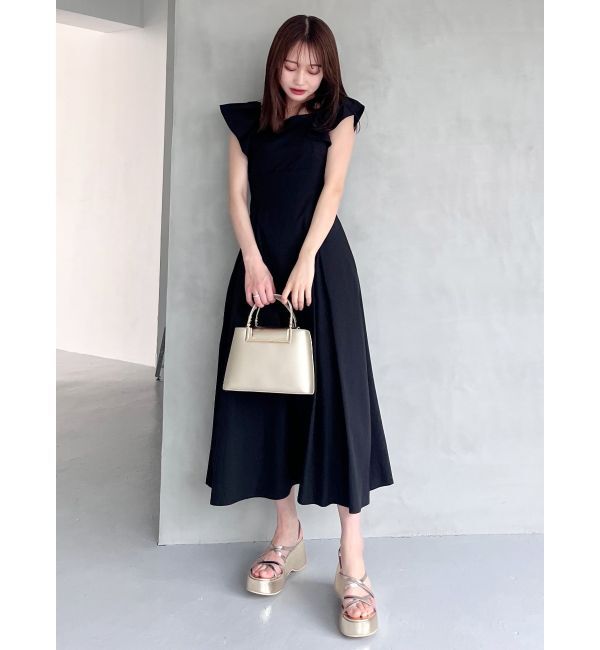 MERCURYDUO「メタリックストラップサンダル」|サンダル|